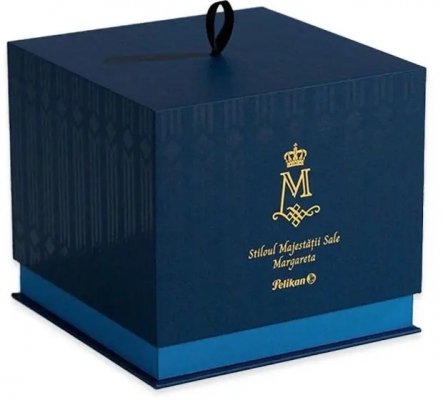 Stilou Pelikan Editie Regala limitata Majestatea Sa Margareta, penita aur 18k, accesorii placate cu aur